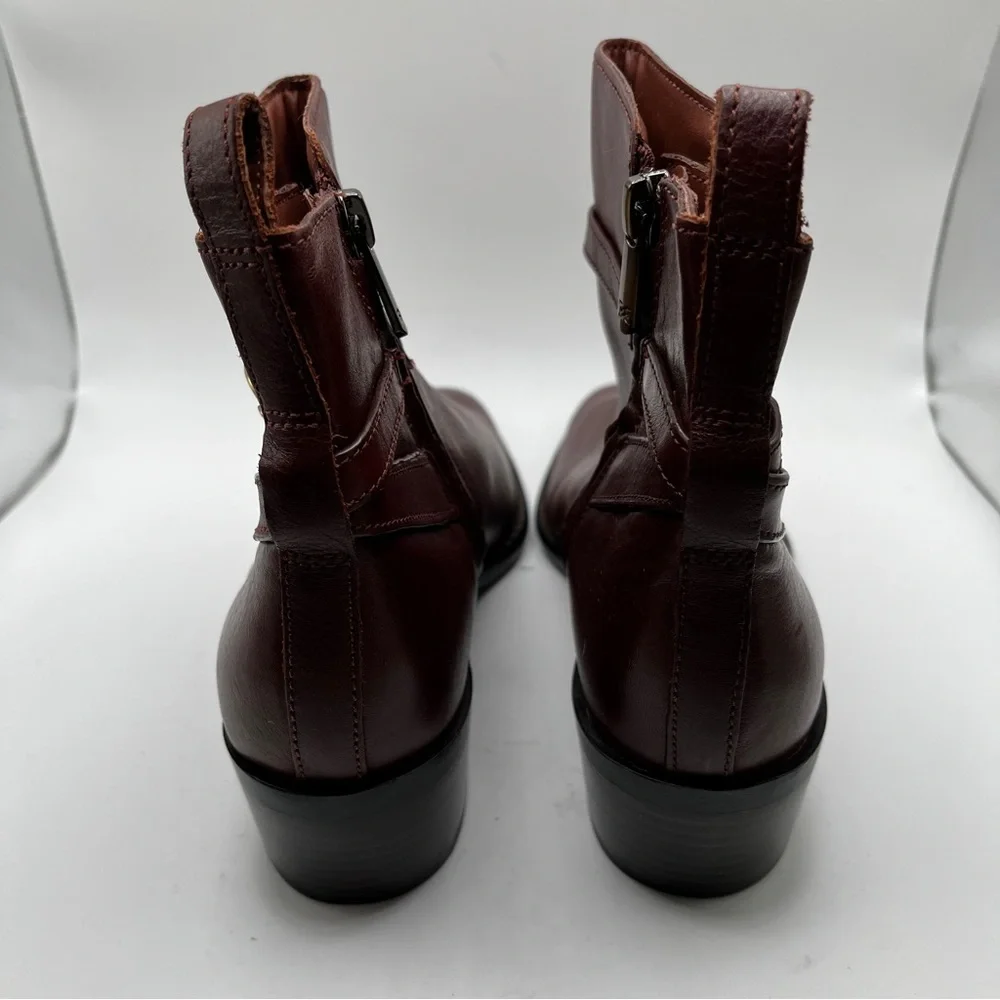 NWOB Sam Edelman Women's Brawley Ankle Bootie size 6 brown - Picture 7 of 10
